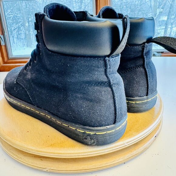 Dr. Martens Maelly Shoes Canvas High Top Black Size 7 US 38‎ EU - Picture 5 of 7